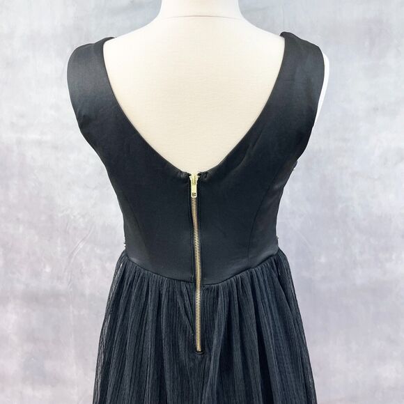 Love‎ Rein Fit Flare Dress Juniors 7 Whimsigoth Fairy Grunge Retro Bling Beaded - Picture 5 of 9